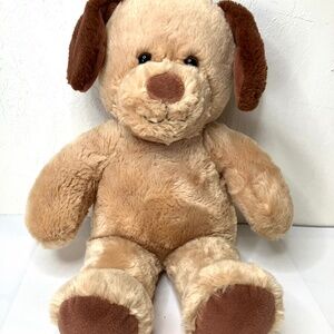 Build A Bear BAB Puppy Brown Tan Dog Floppy Ears Plush Stuffed Plush Toy
